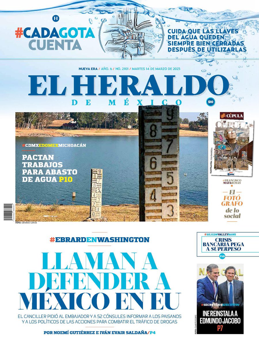 sergiofimbres's tweet photo. 📰 Simulan apertura; ocultan contratos 

📰 Fiscalía reconoce el poder de fuego de Ovidio Guzmán

📰 Llaman a defender a México en EU

📰 Ven mercados posible pausa en el ciclo de alzas de la Fed

#Portadas #PrimerasPlanas #EnPortada #FelizMartes https://t.co/LyUQdjEIQy