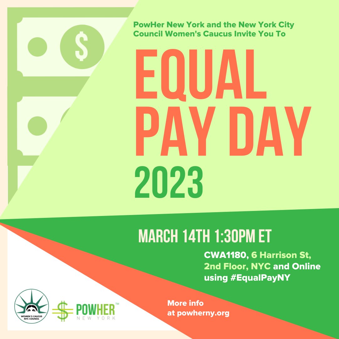 CMCarlinaRivera's tweet photo. Despite progress toward pay equity, significant pay disparities still exist, especially for older women in the workforce. There is more work to do to shift our society toward one that truly values the work of women. #EqualPayNY @WomensCaucusNYC @PowherNY https://t.co/YXmLGVHyPv