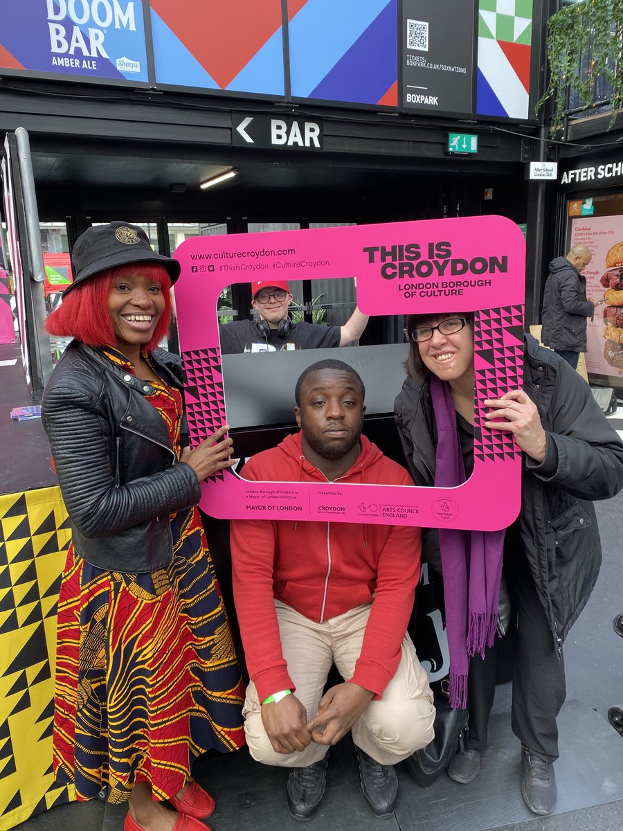 🪩We're so excited to be part of @culturecroydon’s year as London Borough of Culture 2023, launching this morning!

🎵Our Soda Crew DJs soundtracked the launch, representing musicians with learning disabilities

👀Find out more : culturecroydon.com #ThisIsCroydon