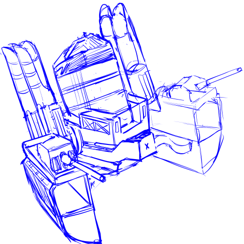 艤装はだいたいこんな感じでラフを切る 