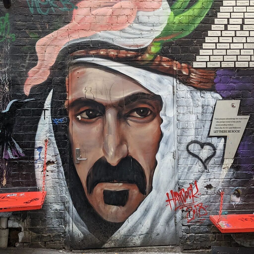 the_unscene73's tweet photo. Sheik Yerbouti
-
-
#melbourne #zappa #frankzappa #shakeyourbooty #streetphotography #instagraffiti #world_graffiti_art #graffitiart #graffiti #streetart #graffitiporn #art #urban #urbanart #globalstreetart #publicart #lanewayart #mural #shotonpixel7pro #… https://t.co/OD9cZJt9qr https://t.co/TLq1yi7p0G