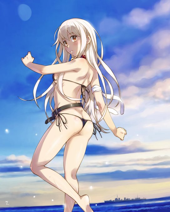 #ホワイトデーは銀髪白髪を愛でる日
菊月と響。 