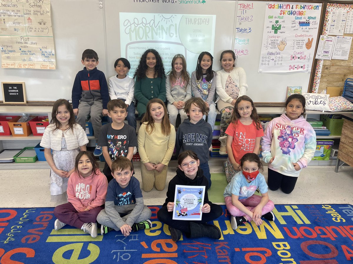 MsKallertEDU's tweet image. Congrats to our kindergarten, first, and second grade classes for having the most Happy Numbers progress in February! #weelovemath @WeehawkenTSD @McginleyIsabel @kbeeres @DWS_MrsA @MsMongelli @NinaPetruzzella