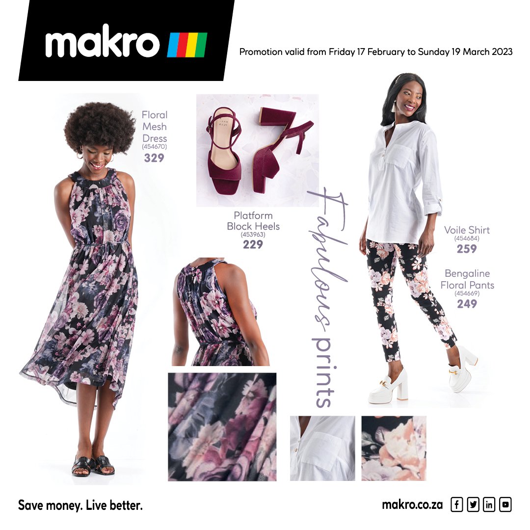 Makro South Africa on Twitter "Ladies, brighten your day and your