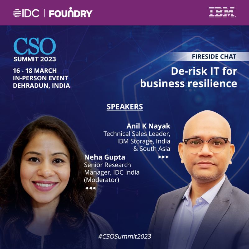 IDCInd's tweet image. The reality of modern cyberattacks is alarming! Attend #csosummit and hear from @ibm_in Anil K Nayak and @IDC&apos;s @nehamanu about how to de-risk IT for business resilience on 17th March.

bit.ly/CSOSummit2023

#CSOSummit2023 #IDC_FoundryCSOSummit