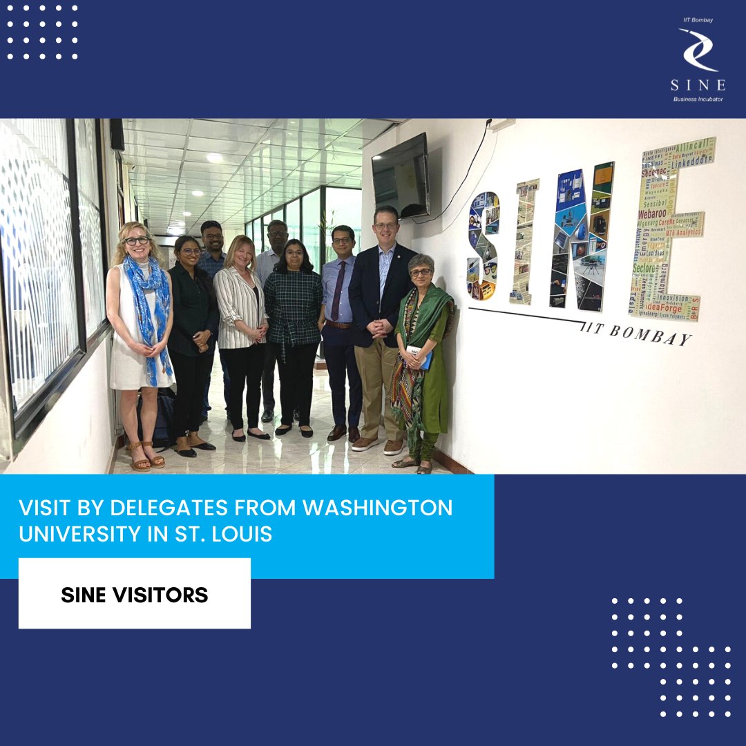 Officials from Washington University in St. Louis, School of Medicine visited SINE to explore synergies such as soft landing, funding, and mentoring support for healthcare startups incubated by both institutes. #SINEVisitors 

#WashingtonUniversity #ExploreSynergies #SINEStartups