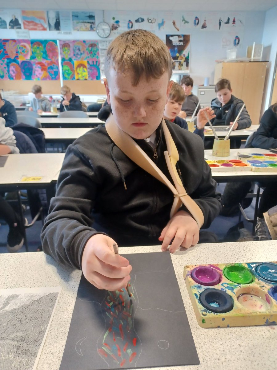 I could not be more impressed with our incredibly artistic P7 pupils.  Even a broken elbow didn't stop participation,  and it was his drawing arm! Absolute commitment and determination.  Can't wait until August! <a href="/SchoolBraehead/">Braehead Primary School & ELCC</a> <a href="/DalreochPrimary/">Dalreoch Primary & ELCC</a> <a href="/aitkenbar/">Aitkenbar Primary School</a> <a href="/KnoxlandSchool/">Knoxland School</a>