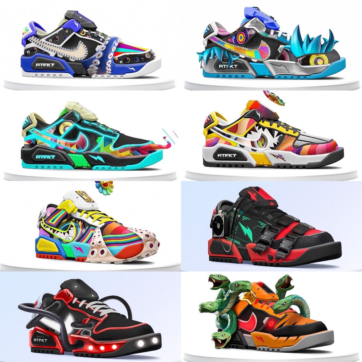 johnnyx_btc's tweet photo. Yesterday sparked some inspiration in me. Post your @RTFKT #clonex below! I am going to design some #cryptodunks inspired by some of my #clonexfam
POST CLONE & # BELOWโฌ๏ธโฌ๏ธโฌ๏ธ
Like & RT ๐ซก https://t.co/BHEwISCvV2