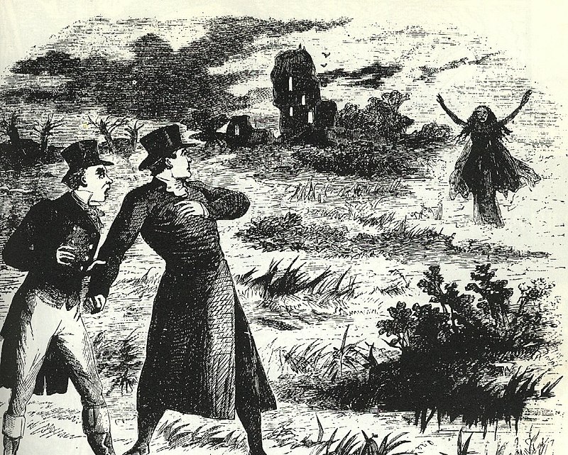 In Galway, the Banshee "glides quicker than human feet can walk". Over in Mayo, she "hops like a magpie and even a horse at full stretch can't overtake her". You'll never catch her...

#FairytaleTuesday #OfDarkAndMacabre