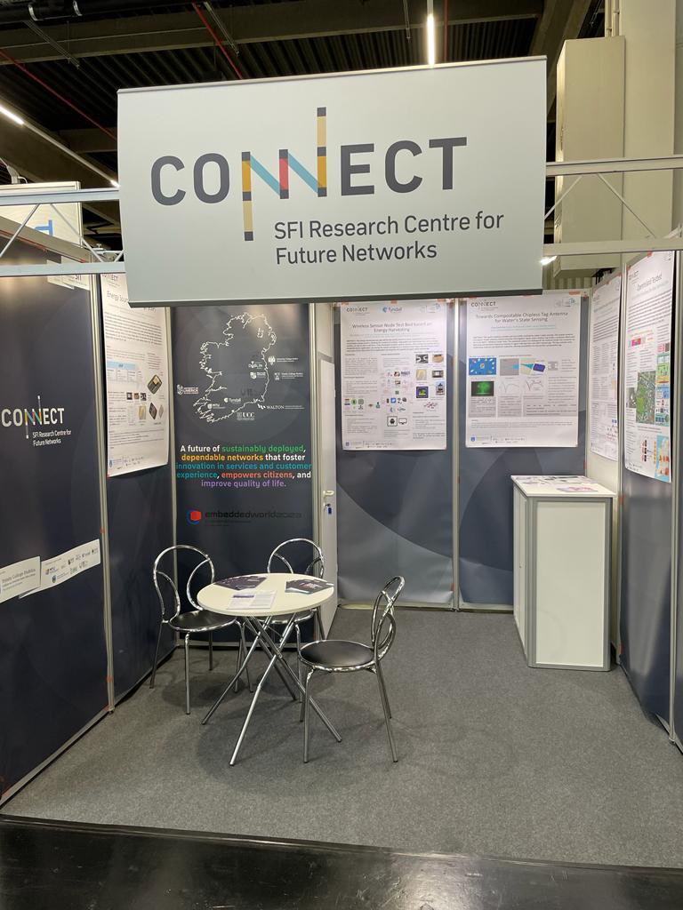 ReidyPa's tweet photo. Fantastic morning here at the opening day of #embeddedworld2023 we are located in Hall 3 Stand 633, if you are attending the exhibition and conference please do visit, we look forward to meeting you! @connect_ie @patkellyconnect @DirkPesch @scienceirel #ew23 https://t.co/iG2XtMjxUL