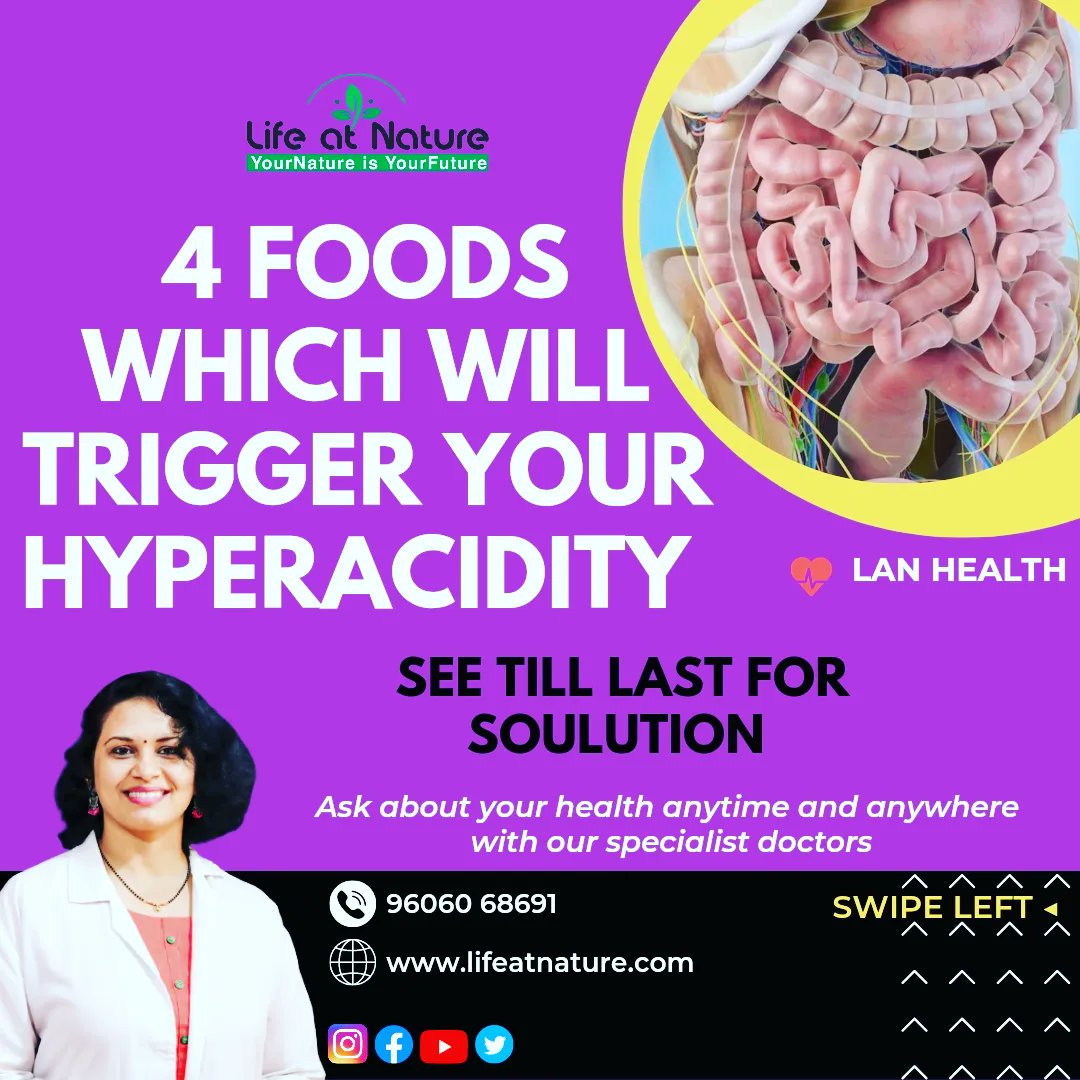 LifeAtNature1's tweet image. These 4 foods which will trigger your hyperacidity... know the solution from @lifeatnature 

#lifeatnature #hyperacidity #gastrox #gastronomia #gastro #naturalmedicine #naturalremedies #home