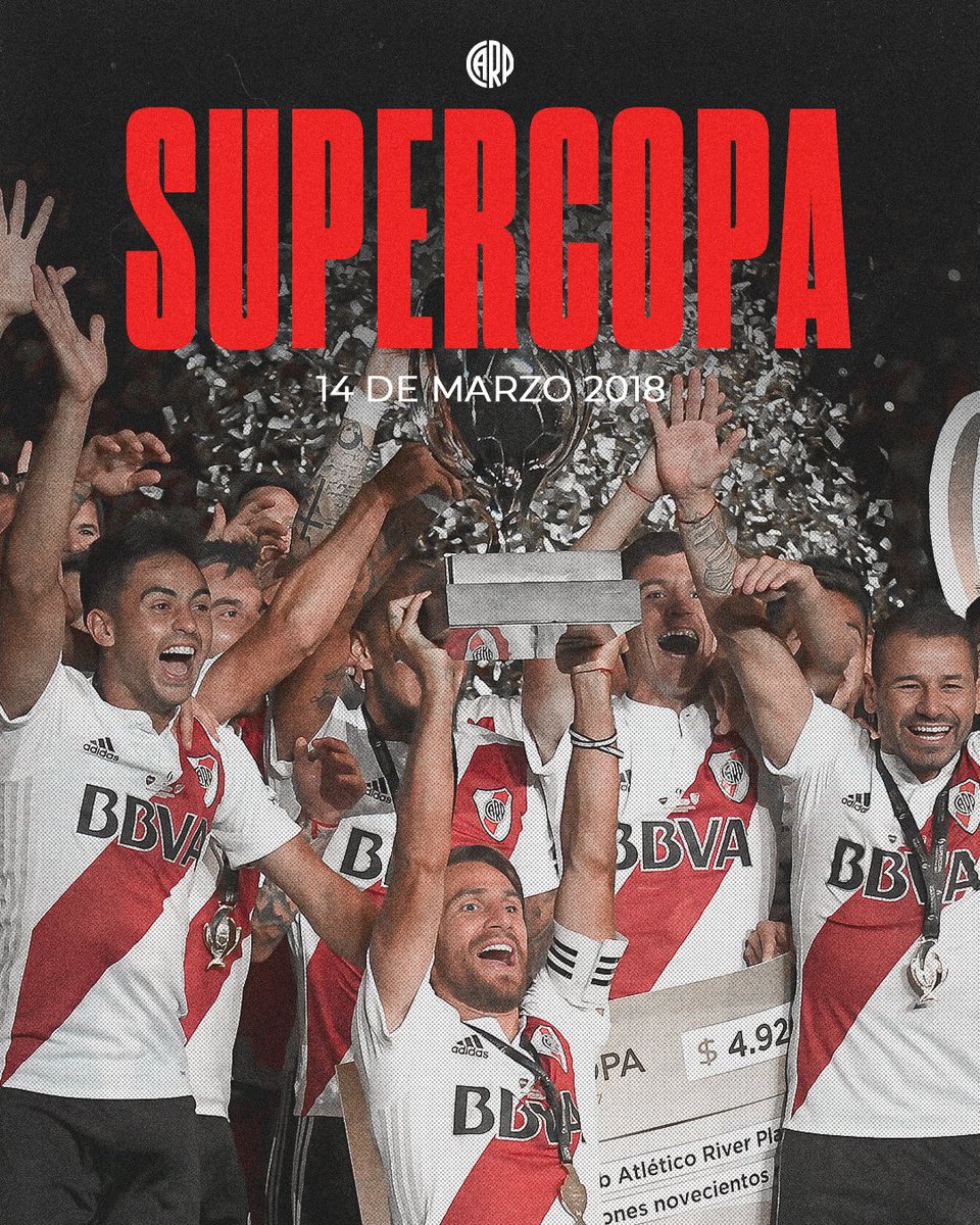 A 🖐 años del 14 del 3. 👏

🏆 Victoria frente a Boca Juniors en Mendoza y SUPERCAMPEONES.

#UnDíaComoHoy 📆 2018