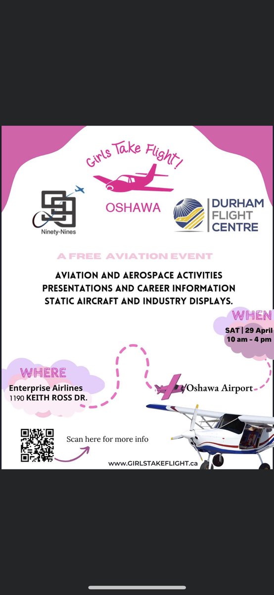 More info at girlstakeflight.ca