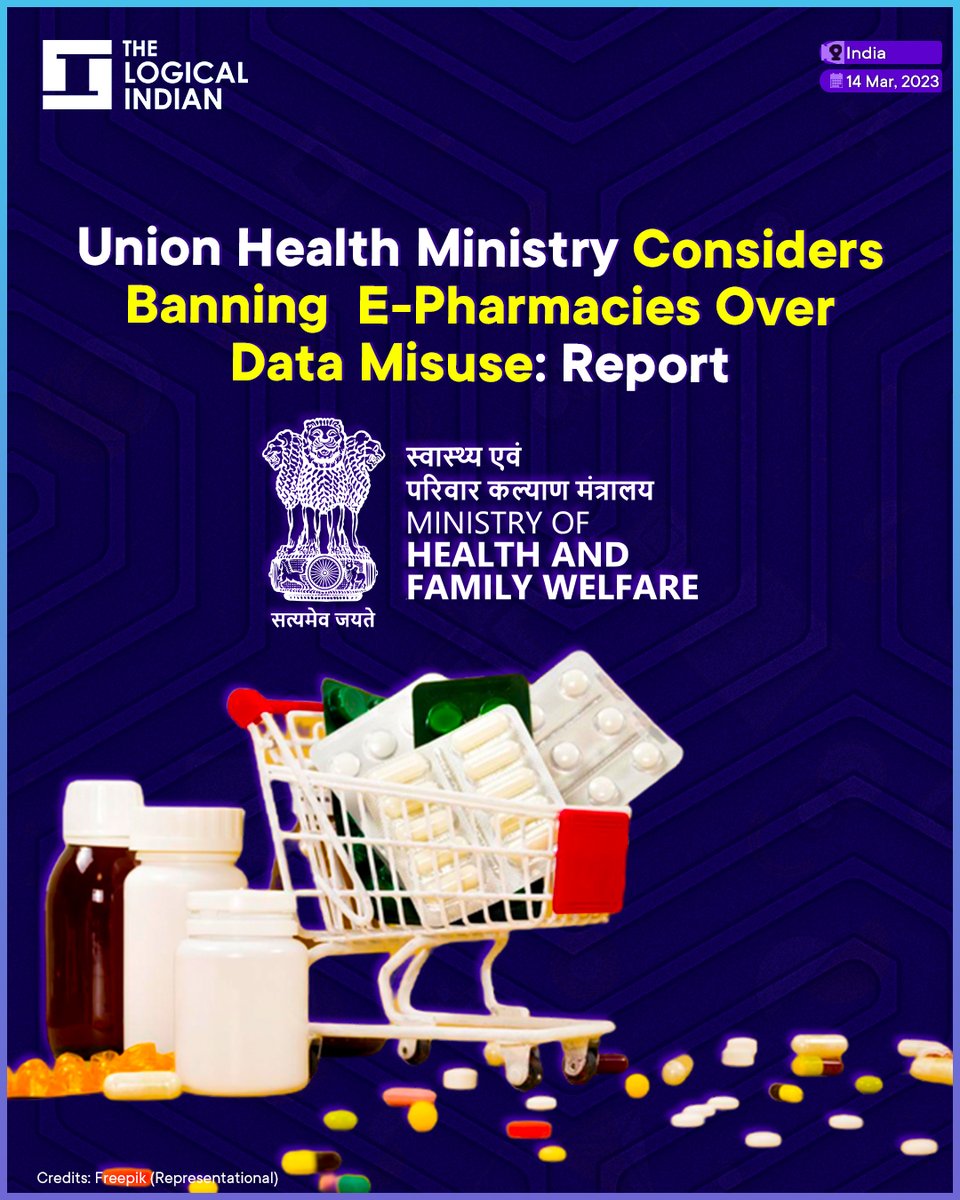 In response to worries about data privacy, industry malpractices, and the irrational sale of medications, the Union Health Ministry is considering rules and strict action against online pharmacies, including outright banning them.

#UnionHealthMinistry  #pharmacies  #Data