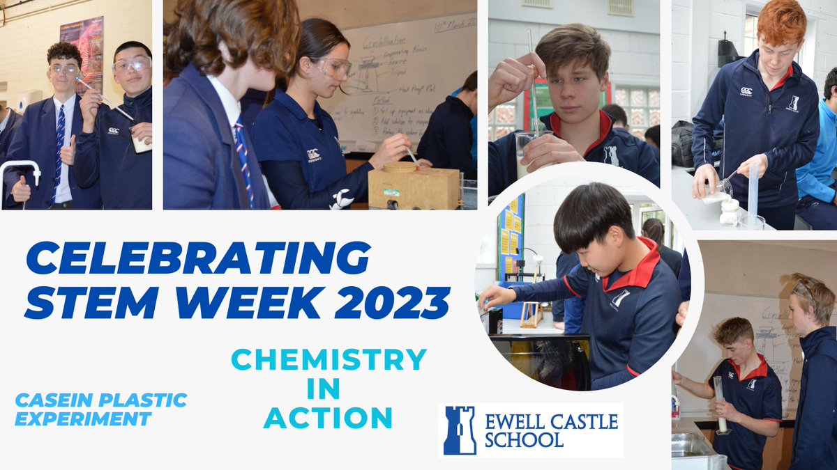EwellCastleUK's tweet image. We have lots of interesting experiments lined up in Maths, DT, Science and Computing this week as we celebrate #stemweek2023.