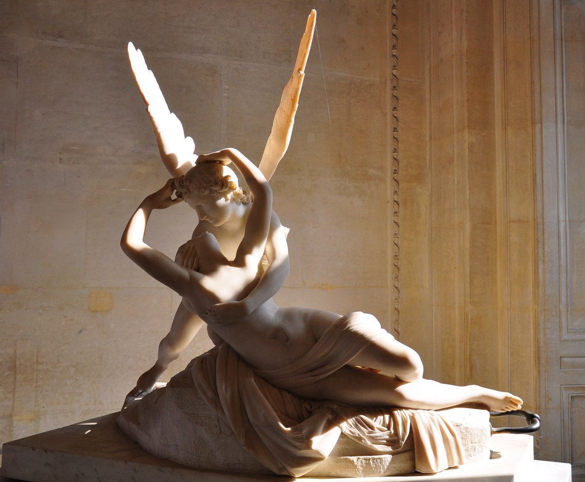 Antonio Canova

'Psyche Revived by Cupid's Kiss'

1793 

#Canova #sculpture #AntonioCanova