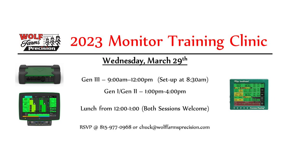farms_wolf's tweet photo. Feel free to join us on March 29th to brush up on your 20|20 operating skills for the upcoming season! https://t.co/FZnqlSsIF5