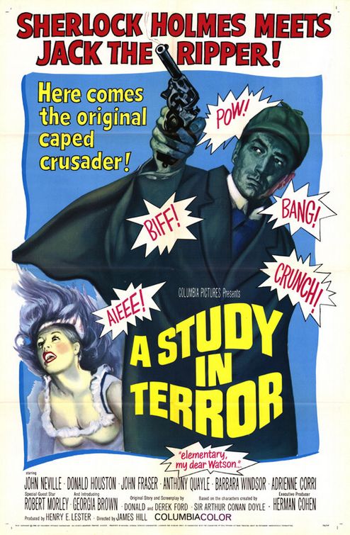 ▶️Holmes and Watson join the hunt for the notorious serial killer, Jack the Ripper: #NowWatching📺 'A Study In Terror' (1965) #Film🎞️ #FilmTwitter🎬 #FilmForever📼 #BarbaraWindsor #AdrienneCorri #JudiDench #AnthonyQuayle