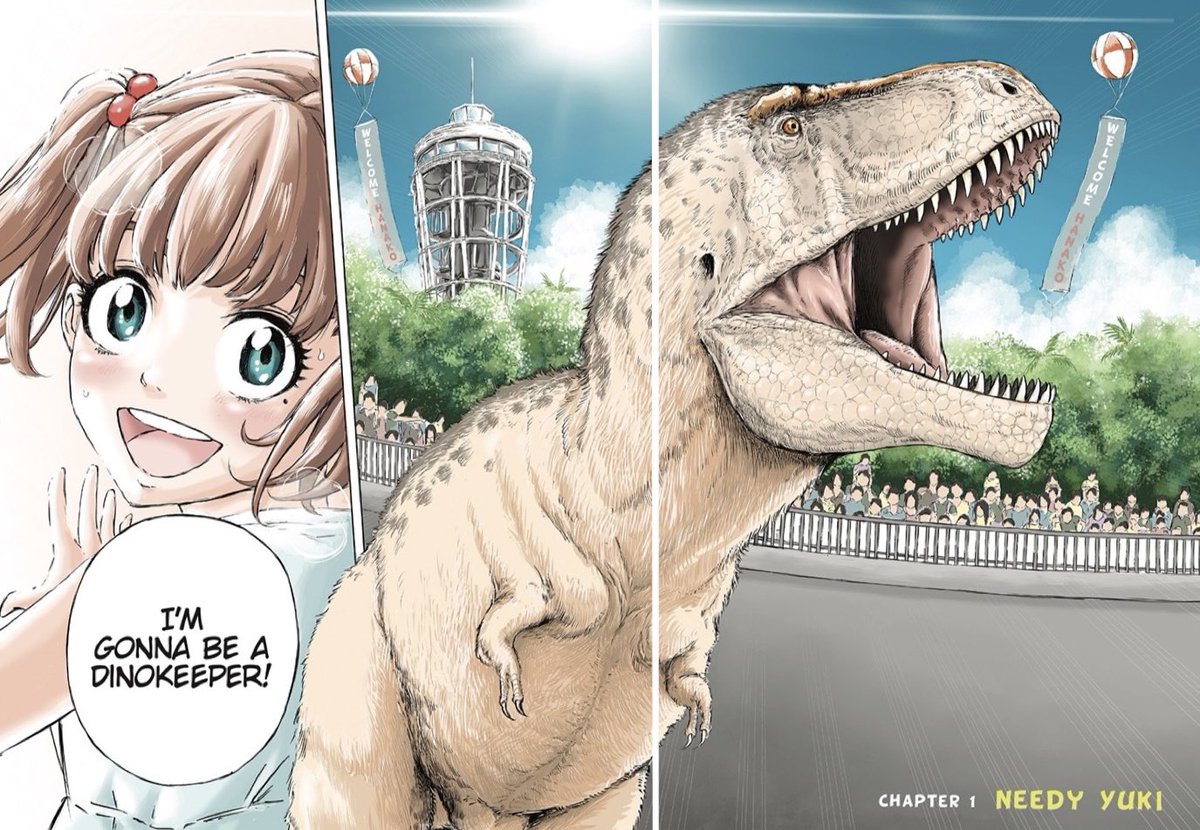 WHAT IF THE DINOSAURS HAD'NT GONE EXTINCT?

#Dinosaursanctuary #manga #dinosaur 