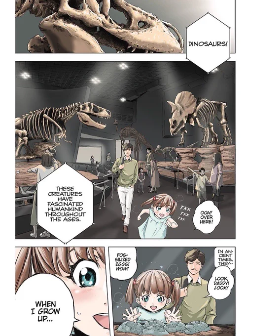 WHAT IF THE DINOSAURS HAD'NT GONE EXTINCT?#Dinosaursanctuary #manga #dinosaur 