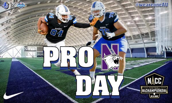 Good luck to <a href="/christoth99/">Chris Toth</a> and <a href="/Cmomoore6/">Cam 〽️oore</a> as the compete at Northwestern’s Pro Day today! #weareoneAU