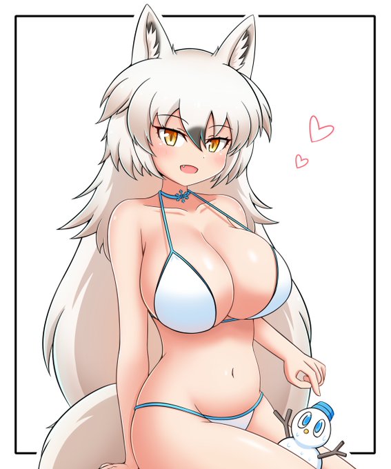 #ホワイトデーは銀髪白髪を愛でる日
(なんで全員ビキニなんだ…?🤔) 