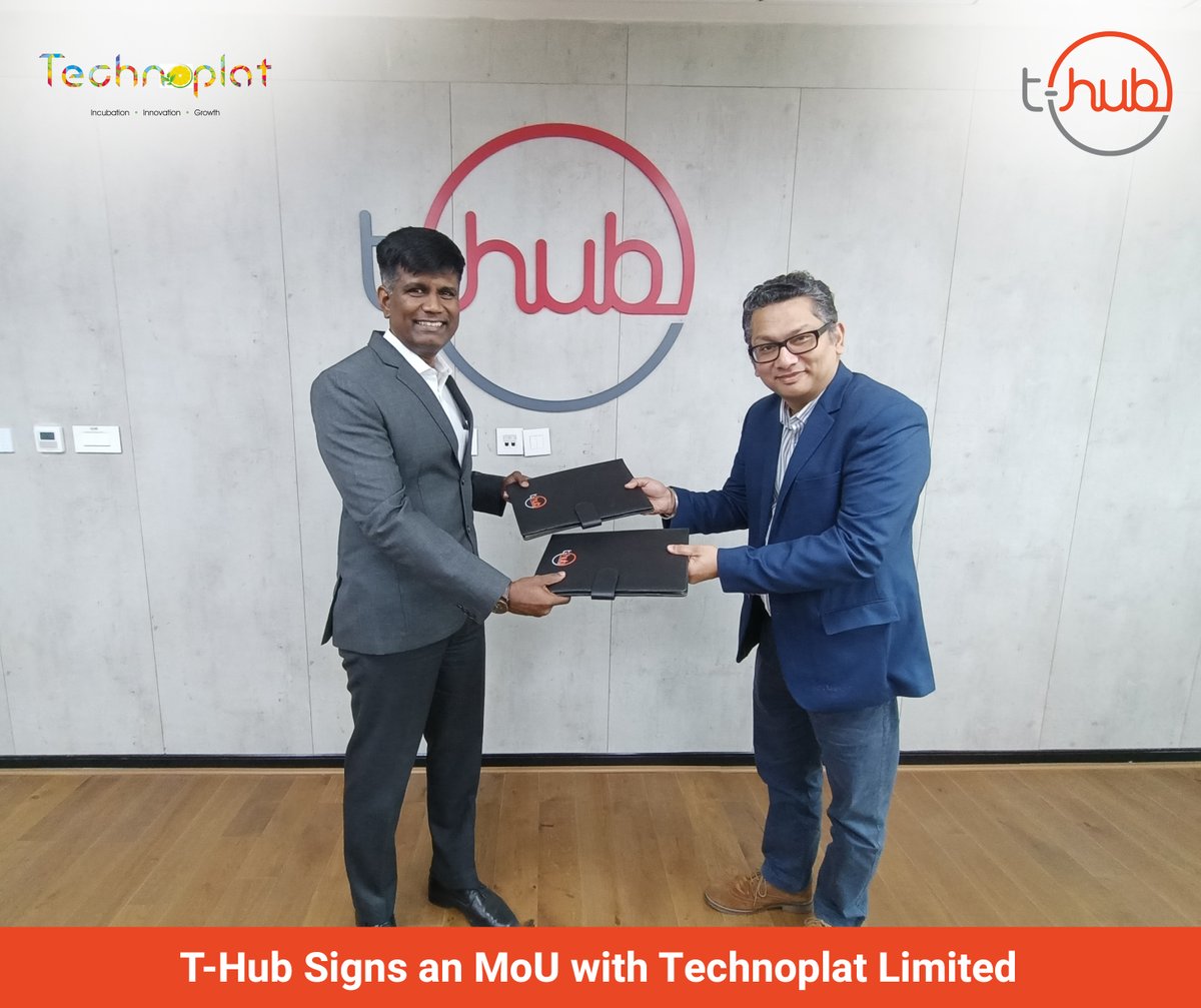#THub has inked an #MoU with <a href="/WeAreTechnoplat/">Technoplat</a>, a #global platform established to incubate and grow #tech-based #startups. 

The #MoU will create a holistic ecosystem for #innovation advancements with enhanced cooperation &amp; #startup support. 

#InnovateWithTHub