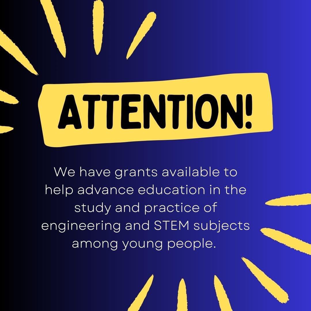 Are you a looking for a grant to support or encourage young engineers then check out our website now. jb-mf.com #youngengineers #PTA #PTA4Kids #schools #kidsclub #grants #GrantsAvailable #science #maths #engineering #technology #teachingkids #teachers