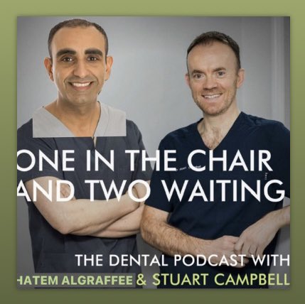 OneintheChair2W's tweet photo. Welcome to One in the Chair and Two Waiting : The Dental Podcast 
Join oco-hosts Dr Stuart Campbell (@stuartcampbell.ldp) 
Dr Hatem Algraffee (@hatem_perioacademy) 
and Dr Michael Tang (@michaeltang8) as they embark on wide-ranging and banter-filled chats with industry experts https://t.co/g4r7kN5SFY