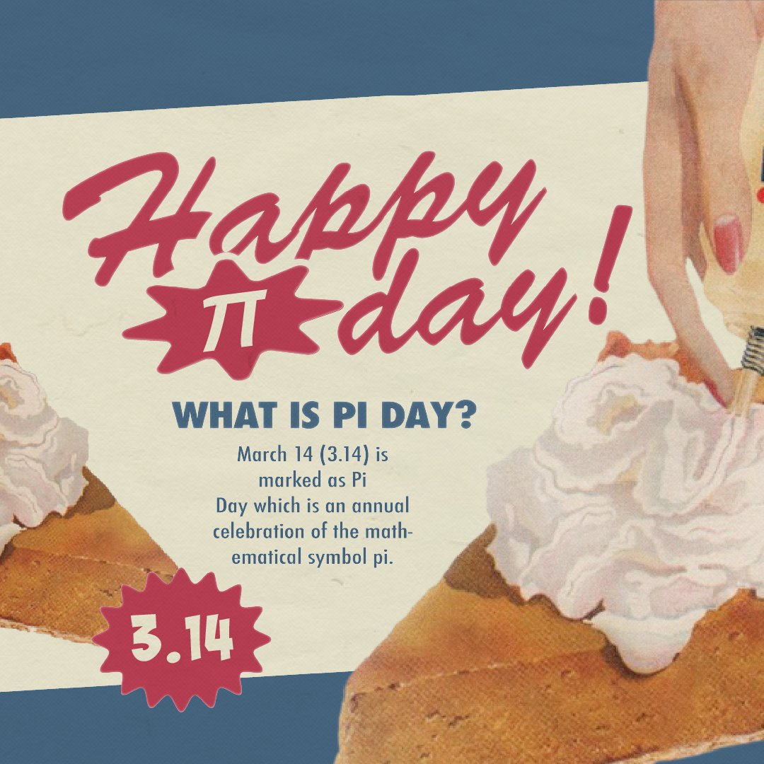 SEEKOrgOfficial's tweet photo. Do you smell that? 🤔 Is it… pie? 🥧 

It’s 3/14, which means it’s Pi Day! 🤓 But did you know that mathematician Albert Einstein's birthday falls on Pi Day as well? 🎂✨

Before this day ends, let's all celebrate the mathematical symbol pi 🧡 

#SEEK2023 https://t.co/Df0jxuwyU1