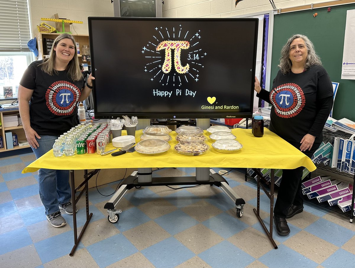 MarisaRardon's tweet photo. Happy Pi Day!                                   Love,                                                     The Woodholme Math Resource Team https://t.co/TVHQJVeBb4