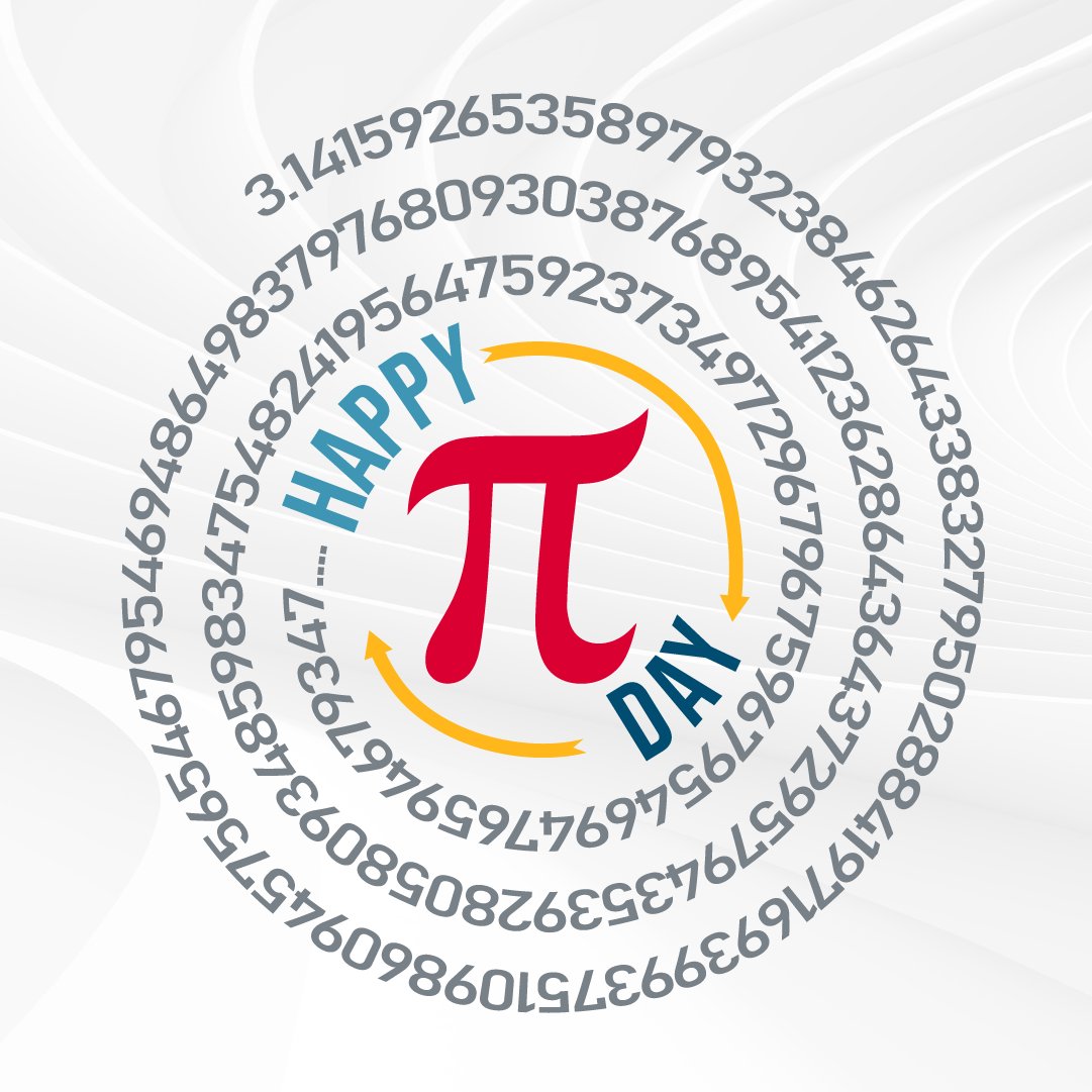 Happy #PiDay! Pi answers questions about anything circular, which makes it critical for #GIS and #geospatial technology. And being #data scientists, we love 🕵 for patterns! If only π could go on forever…😜