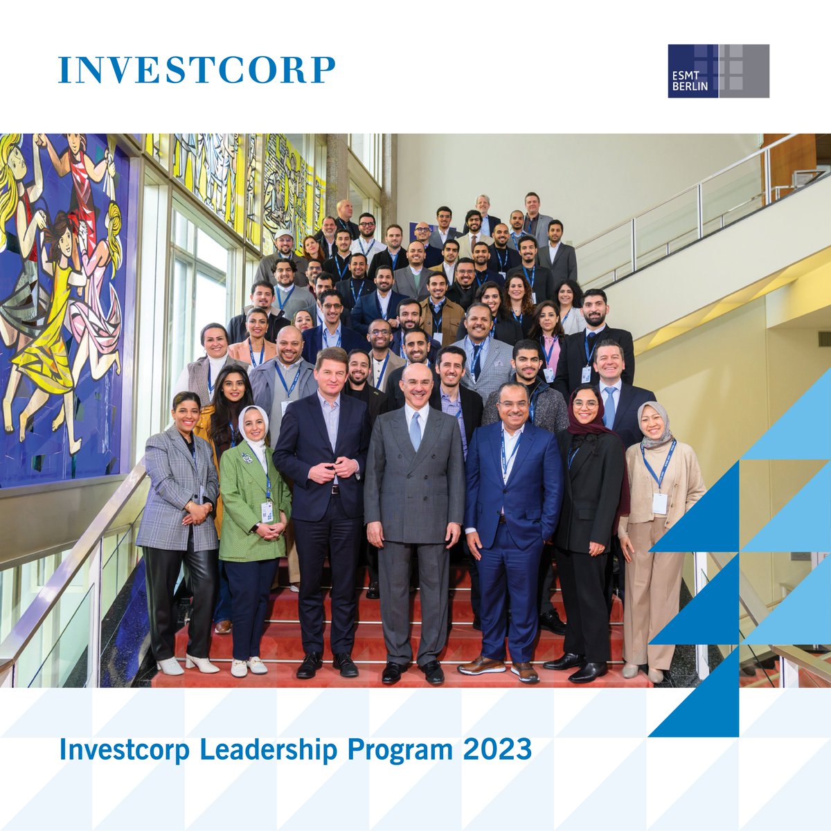 Investcorp's tweet photo. #Investcorp is proud to conclude its 2023 Leadership Program. We would like to thank @ESMTberlin for partnering with us this year. A great learning, development and networking experience. Read more: https://t.co/tsmRfCr8Rn https://t.co/yG9uHXWCQx