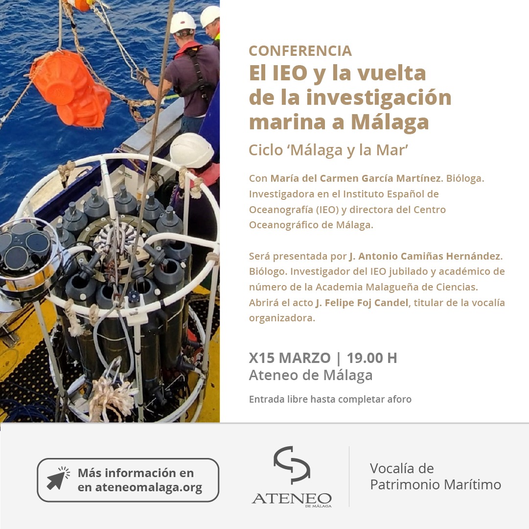 📢 No te pierdas la conferencia de nuestra directora <a href="/mclimatica/">Mª Carmen García</a> 
🗓️ Mañana 15/03
🕖 19:00
📌 <a href="/ateneomalaga/">Ateneo de Málaga</a>