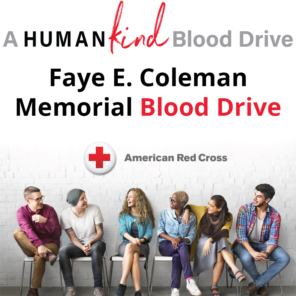 Join us for the Faye E. Coleman Memorial Blood Drive at the Chartway Arena on Tues, 3/21, 10am - 4pm. Sign up today: redcrossblood.org (sponsor code: Monarchs)