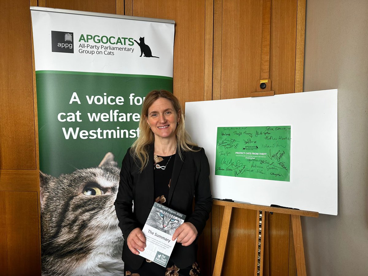 Cat theft is devastating for families. Nobody should have to go through this trauma. But shockingly only dogs are included in anti pet abduction proposals. I fully support @CatsProtection proposals to include cat theft in the #KeptAnimalsBill #TackleCatTheft