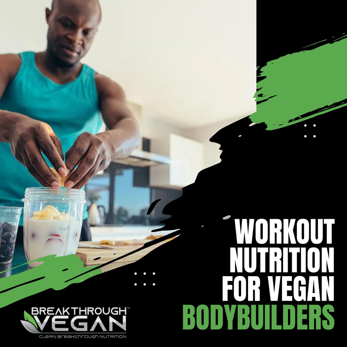 Carbohydrates are responsible for performance whilst protein is needed for muscle growth. Both can be important around the workout, so timing might be useful to maximize results.
.
#breakthroughvegan #nutrition #fitness #sportssupplements #recipes #vegan #plantbased #veganfood
