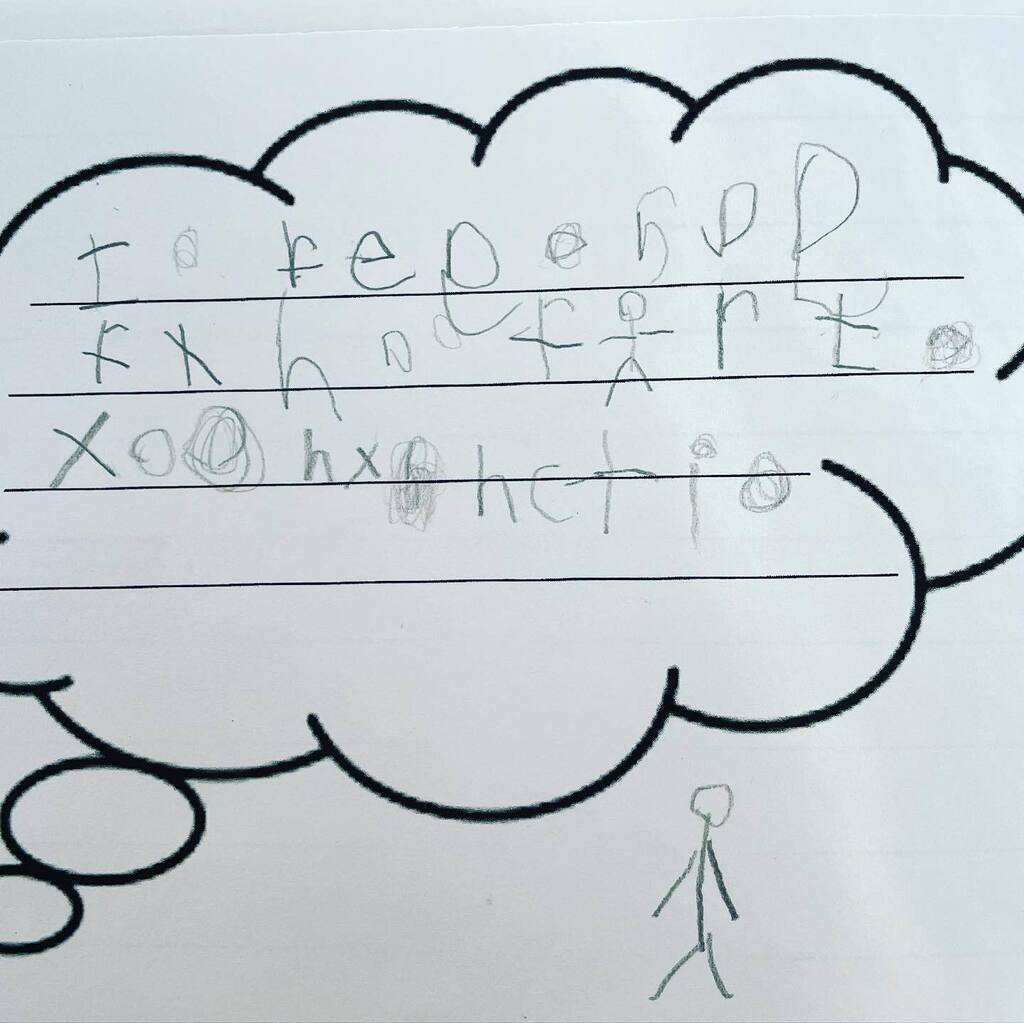 There is a huge amount of work going on across Hanover to support children with their writing this term. Look at the progress this child has made since the start of term! #islingtonschools #writing #progress #writersofinstagram #handwriting