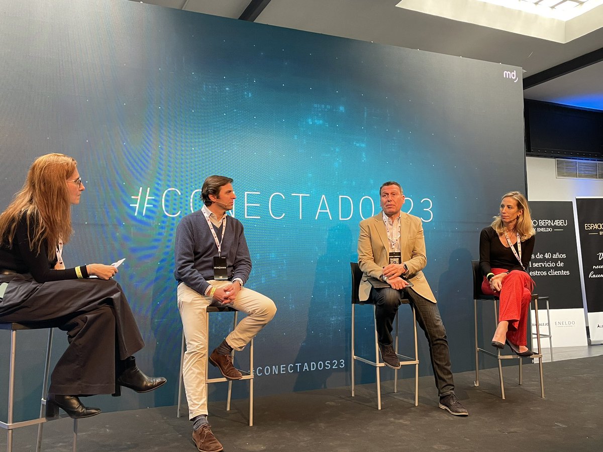 jpiedrahita's tweet photo. Hablamos de inteligencia artificial en esta mesa de debate con @Findasense @VodafoneBiz @seedtag ES y @AccionaMoto, aqui en nuestro adtech evento #conectados23 https://t.co/ZSi4lgmBi2