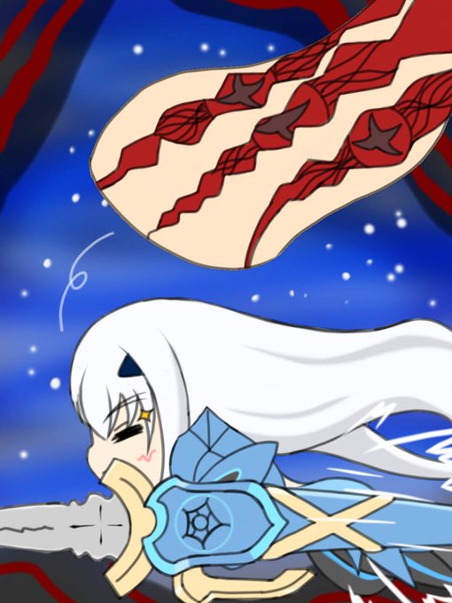 #ホワイトデーは銀髪白髪を愛でる日
いつものメリュ子〜 