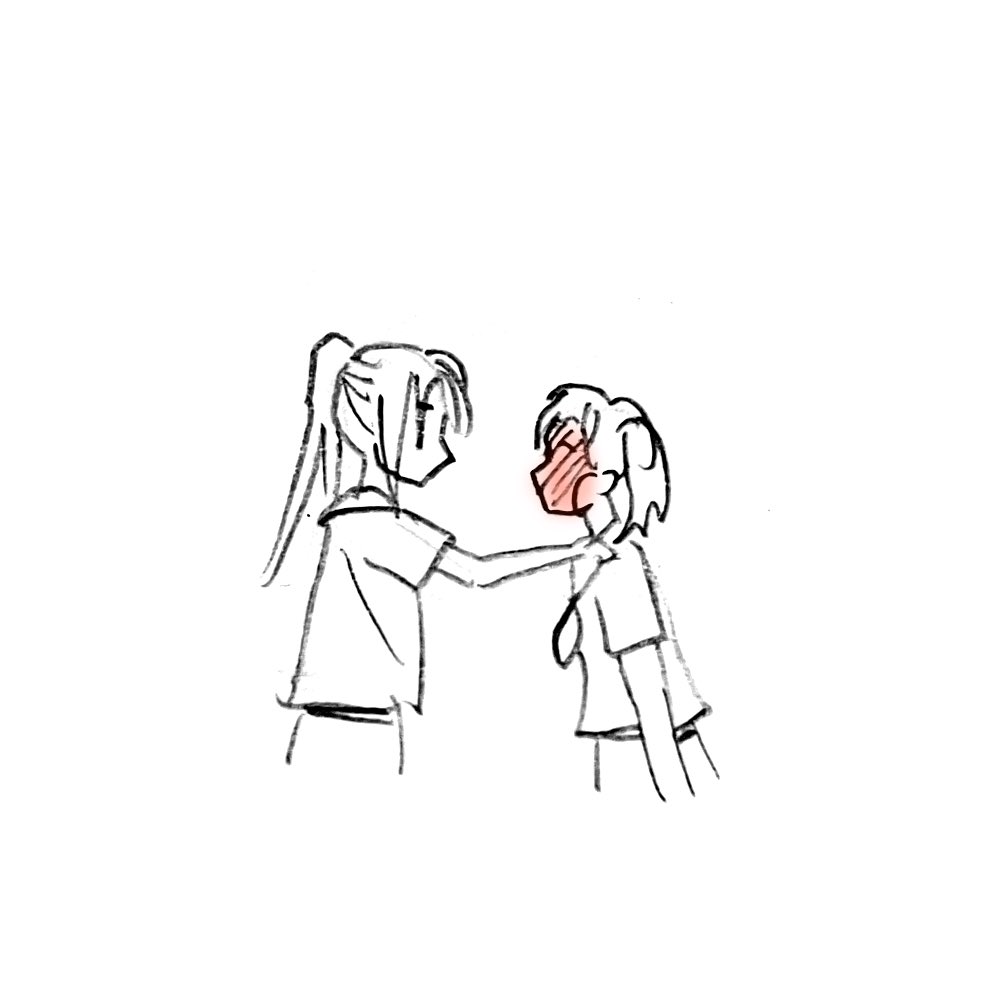 バレンタインのおかえしを大胆にしちゃうシロちゃん
#はいふり #ホワイトデー #百合キス #宗谷ましろ #知床鈴 