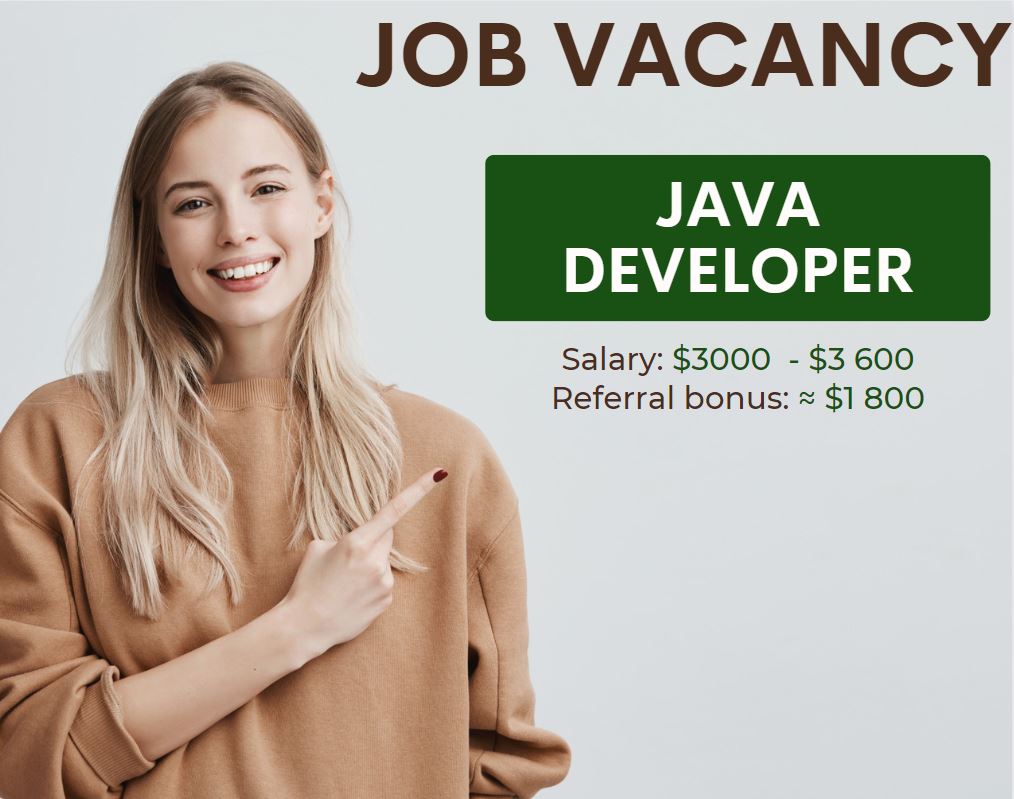 MatchitMe's tweet photo. Vacancy is open
Parsing is a must have
💥Java Developer
💸Salary: $3,000 - $3,600
🎉Referral bonus ≈ $1800
All requirements https://t.co/jdIFbE6Y8k
#JavaDeveloper #парсинг #Spring #Hibernate #SQL #NoSQL #вакансіїIT #роботавIT #MatchIT #java #data #opportunity #comment https://t.co/2U0QvgfFSC
