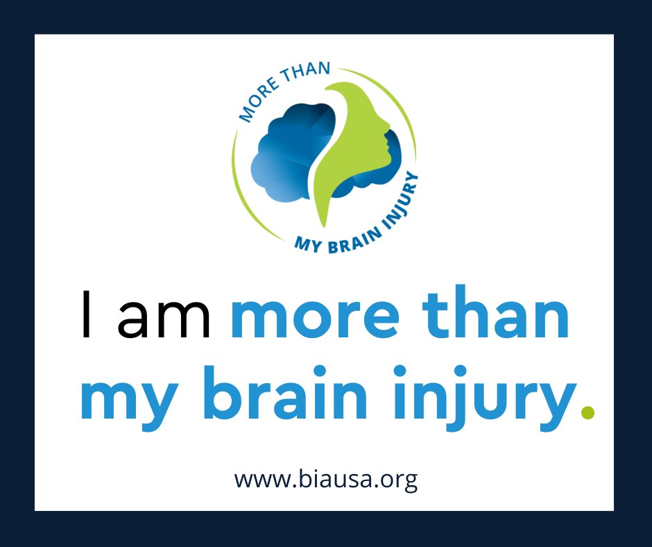 March is Brain Injury Awareness Month. Brain injuries due to trauma, stroke, infectious diseases, and brain tumors affect over 5.3 million Americans. To find out how you can help, visit ow.ly/4g7k50NfLhF.

#morethanmybraininjury #braininjuryawarenessmonth