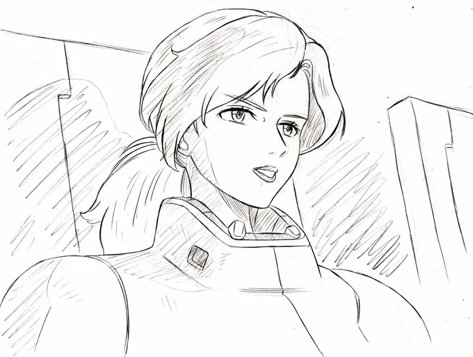 似てナナイ
(設定画見ながら描いたんだけどなぁ 