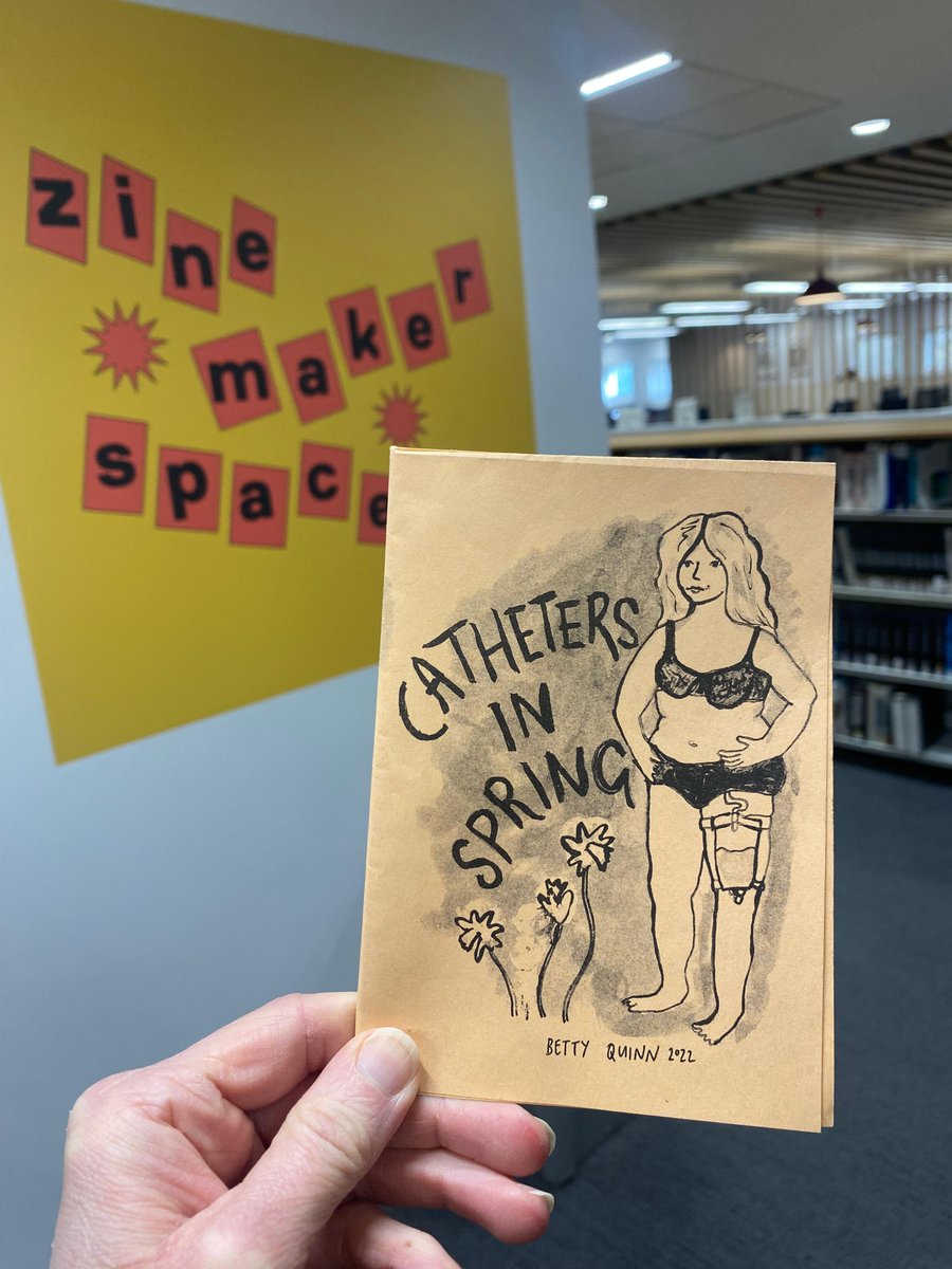 ⭐Zine of the Week🌟
Catheters in Spring by Betty Quinn

Recommended by Alex, our Library Archivist. See what she says about the #Zine in the comment below 

You can find this Zine and many others from our Zine Maker Space at Clifford Whitworth, located on the ground floor 📚