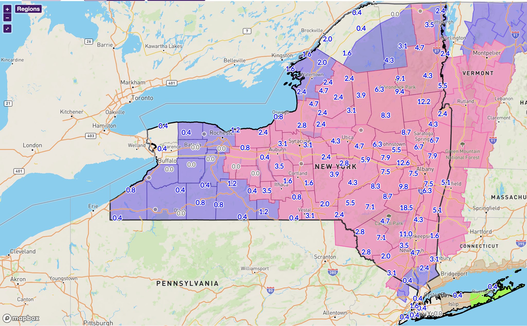 NYS at UAlbany on Twitter "9am winter storm update plentiful