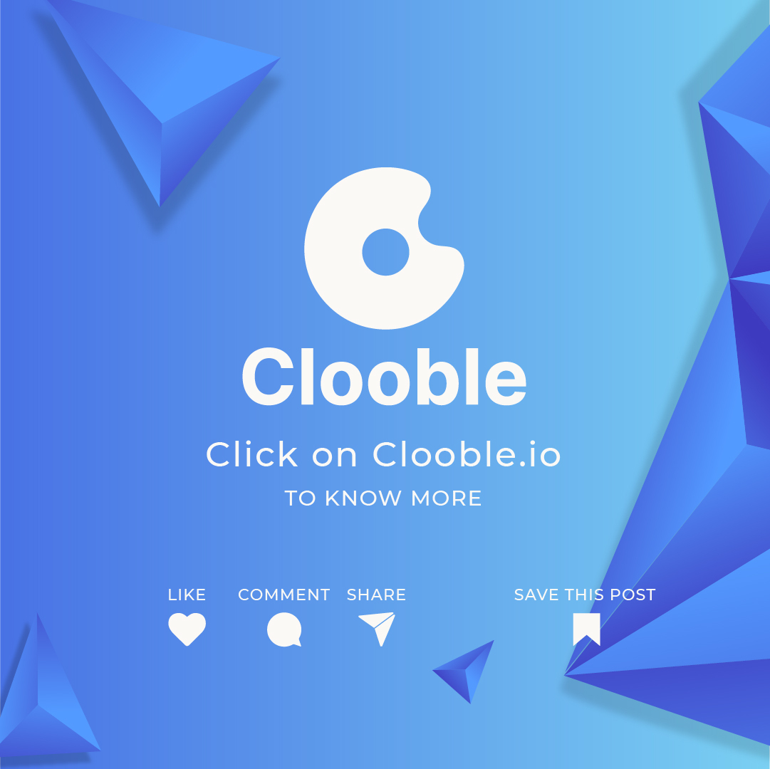 clooble_io's tweet photo. Every NFT creator and collector can explore the exciting world of NFTs and discover digital art pieces and moreover with Collaboration Marketplace, you can find your perfect collaborator on Clooble’s Marketplace. Login to https://t.co/KX2SbDAtZa to know more.
 #nfts https://t.co/6n0VruC7uh