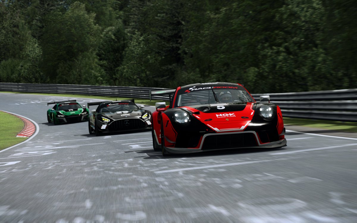YuvalRosen25's tweet photo. Here. We. Go.

Today - the final race of the NGK Spark Plug Esports Cup takes place in the form of a 60 minute race around the Nordschleife.

All points have been reset, so whoever wins this race - wins it all.

Join us live today at 19:00 CET!
https://t.co/rS9w4KKiiW

@raceroom https://t.co/ryumK49aVk