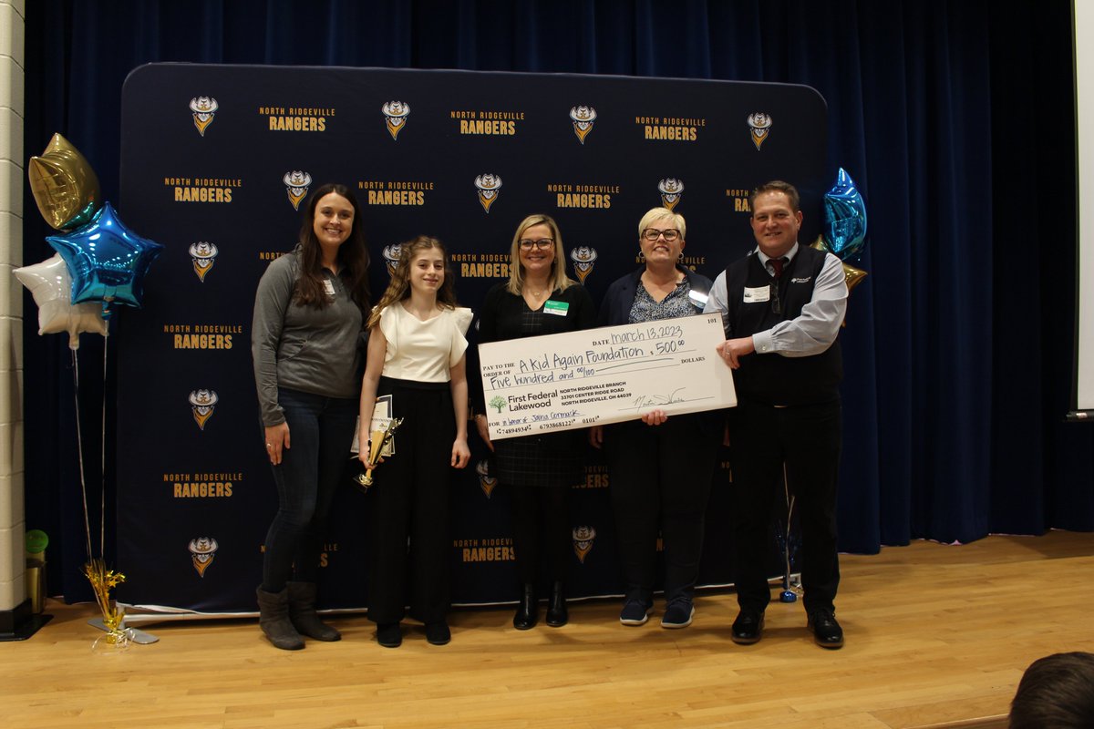 NRCSRangers's tweet photo. Congrats to our Amazing Shake Champions! Najha M (Nakon Foundation), Lydia S (@bekindland), Marissa F (North Pointe Ballet) and Jaina C (A Kid Again). Sponsors:@JohnPalcisko, Dr. Arndt, @utoledo &amp; First Federal Lakewood.  Big Frog of Avon @woblwdlw also made donations. Thank you! https://t.co/Drh9eOzonK