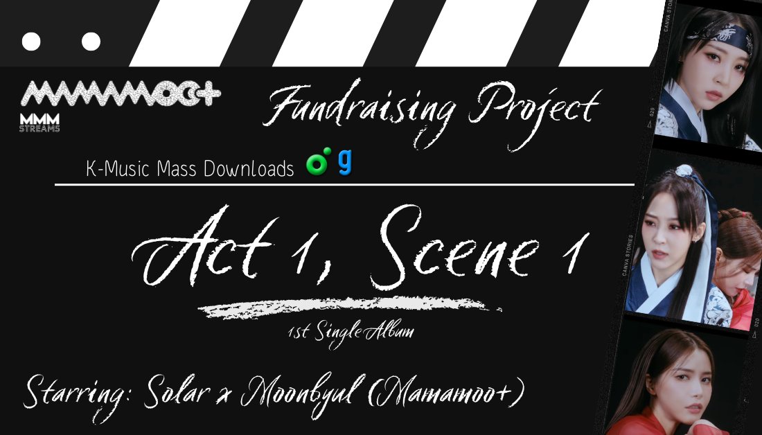 MMMStreams's tweet photo. 🎬 FUNDRAISING PROJECT FOR #SOLAR &amp; #MOONBYUL — ACT 1, SCENE 1  (DOWNLOAD PROJ ON K-MUSIC SITES) 🎬

☀️ Sponsors: https://t.co/hn0Im0wY44
🌙 Volunteers: https://t.co/N6RNaVVCUf

Please see the thread for more details of the project.

#솔라 #문별 #MAMAMOOplus @RBW_MAMAMOO https://t.co/CZZ7Phy5AN